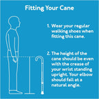Carex Health Brands FGA52000 Black Soft Grip Derby Cane