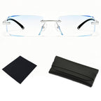 2026 New Clarity Blue Glasses, Clarity Multifunctional Smart Blue Glasses, Automatic Adjustment Eye Reading Glass for Men/Women with Case and Glasses Cloth