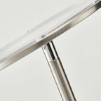 Brightech Sky LED Floor lamp, Torchiere Super Bright Floor Lamp for Living Room Decor & Office - Dimmable, Tall Standing Lamp with Warm Light for Bedroom & Reading - Brushed Nickel