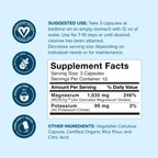 nbpure MagO7 - Natural Colon Cleanse & Detox - Occasional Constipation Relief, Stool Softener, & Bloating Support for Men & Women - Ozonated Magnesium Oxide, 30 Capsules