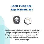 Southeastern Pool Pump Gasket Seal O-Ring Repair Kit for Hayward® Super Pump SP2600, 1600, 2600X Kit 3 - Hayward® Pool Pump Accessories - Pool Pump Maintenance Kit
