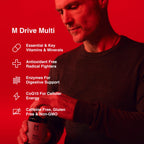 Mdrive Multivitamin for Men, Daily Multivitamin - Immune Health Support from Zinc, Selenium, Manganese & Vitamin D, Enzymes for Digestive Support, CoQ10 for Energy and Vitamin K2, 90 Capsules