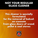 MEECO'S RED DEVIL 701 Wood Stove Glass Cleaner - Removes Creosote, Soot & Smoke from Wood, Pellet, Coal Stoves & Fireplace Inserts (2 Pack, 16 fl oz Each) - Made in the USA