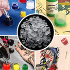 Ink Mixer Machine Kit, Yuelong Pigment Mixer Machine and Ink Caps Kit Includes Makeup Ink Pigment Electric Agitator Machine With 100 Mixing Sticks and 300 Mix Ink Cups for Microblading Supplies