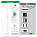 Aumtrly 3 Head Grow Light Full Spectrum LED for Tall Indoor Plants Growing