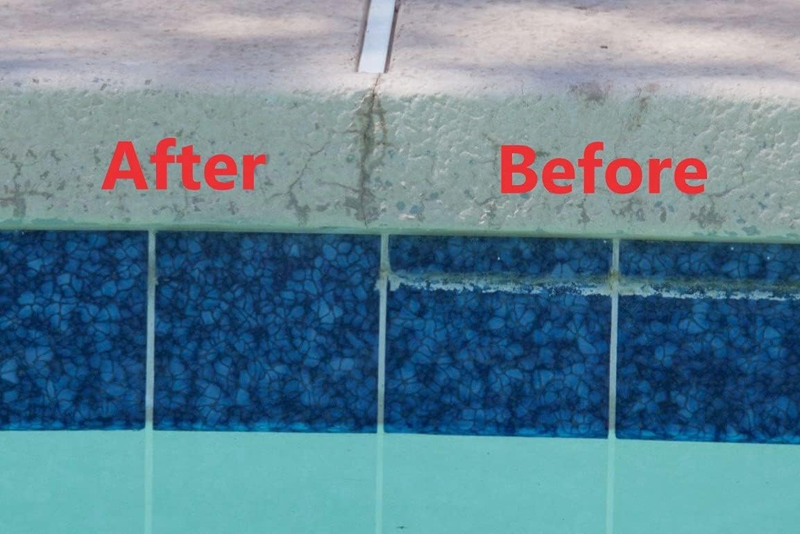 Renovopad Pool Tile Cleaning Tool - Drill Attachment Cleaning Pad Removes Calcium and Hard Water Spots from Waterline Pools Tile (1 Pad), Blue