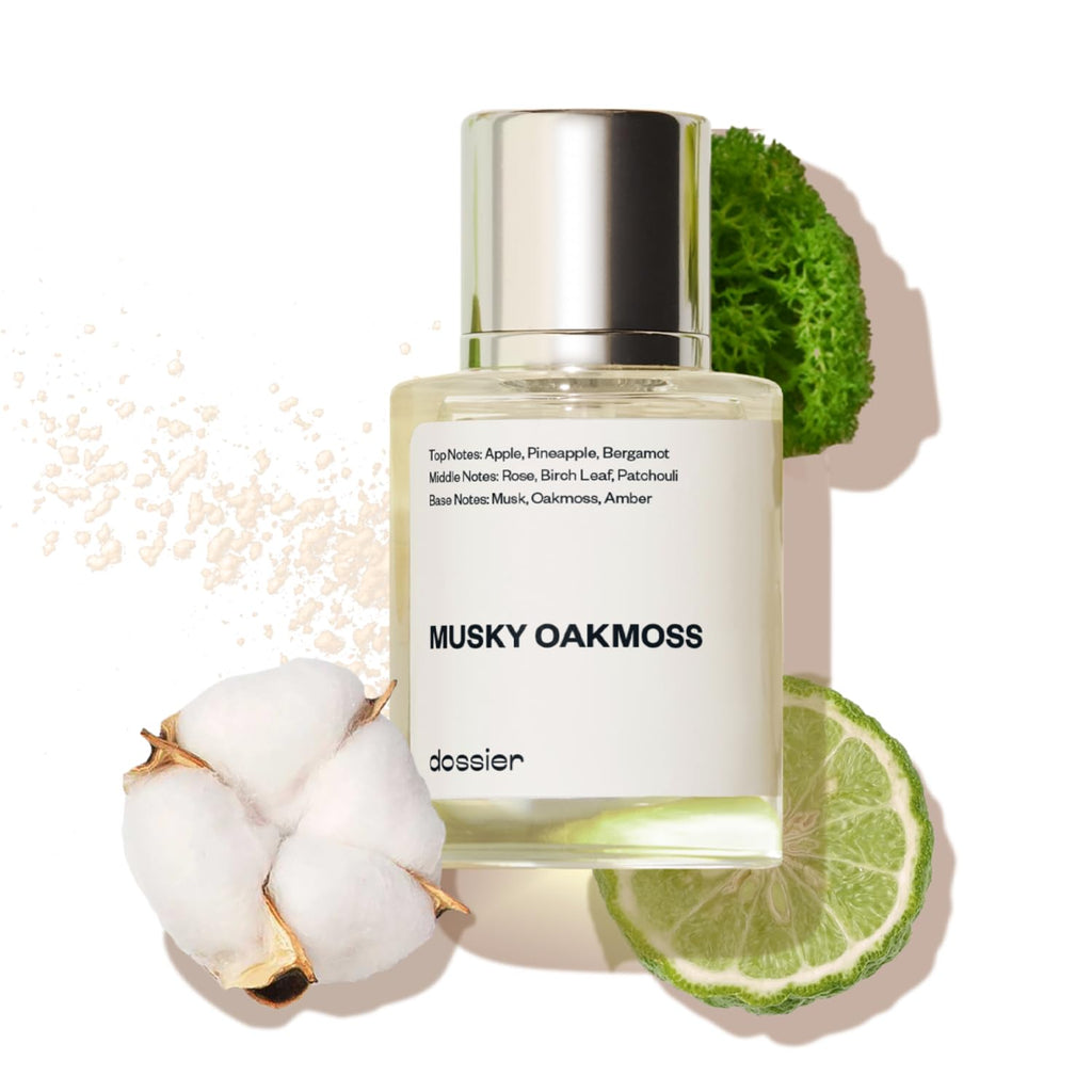 Dossier - Musky Oakmoss - Eau de Parfum - Inspired by C.reed's A.ventus - Perfume Luxury - Pure Infused - Paraben-Free - Vegan - For Men - Fragrance 1.7 oz (Spray 50ml)