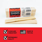 Nelson Wood Shims 8" 24 Pack - Kiln Dried Wood