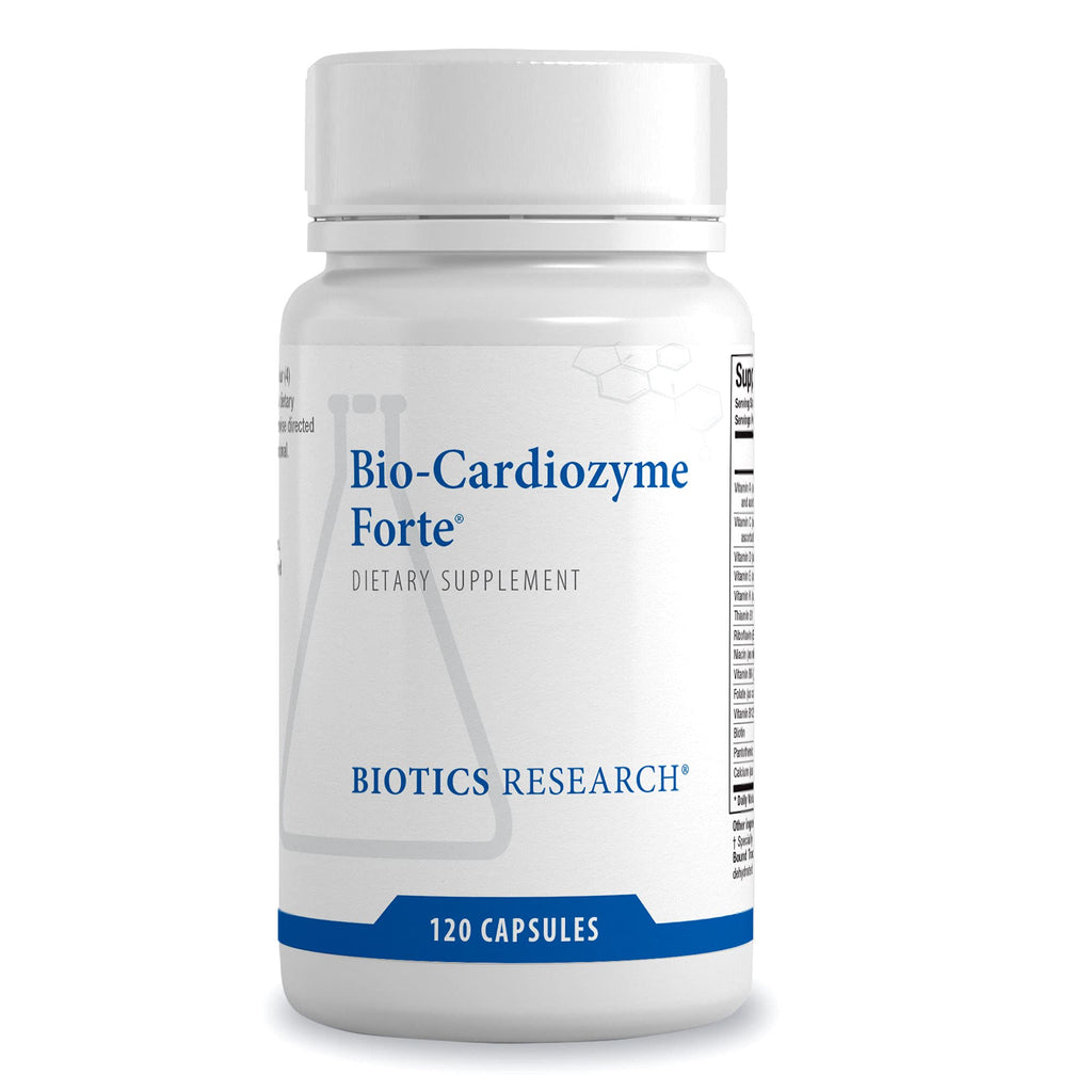 BIOTICS RESEARCH Bio Cardiozyme Forte Healthy Heart Multivitamin, Broad Spectrum Formulation Designed to Support Cardiovascular Health and Function, Powerful Antioxidant Support, 120 Capsules