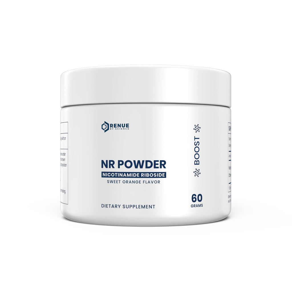 Renue By Science Nicotinamide Riboside | 1000mg Nicotinamide Powder - High Strength NR NAD Powder Sublingual Citrus Burst Flavor | Manufactured in the USA & Third-Party Tested | 60 Servings