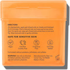 Rael Toner Pads - Cotton Pad for Face, Korean Skin Care, Dual Textured, Exfoliating and Soothing with Carotene, Niacinamide, Hyaluronic Acid, Hydrating, Vegan (70 Count)