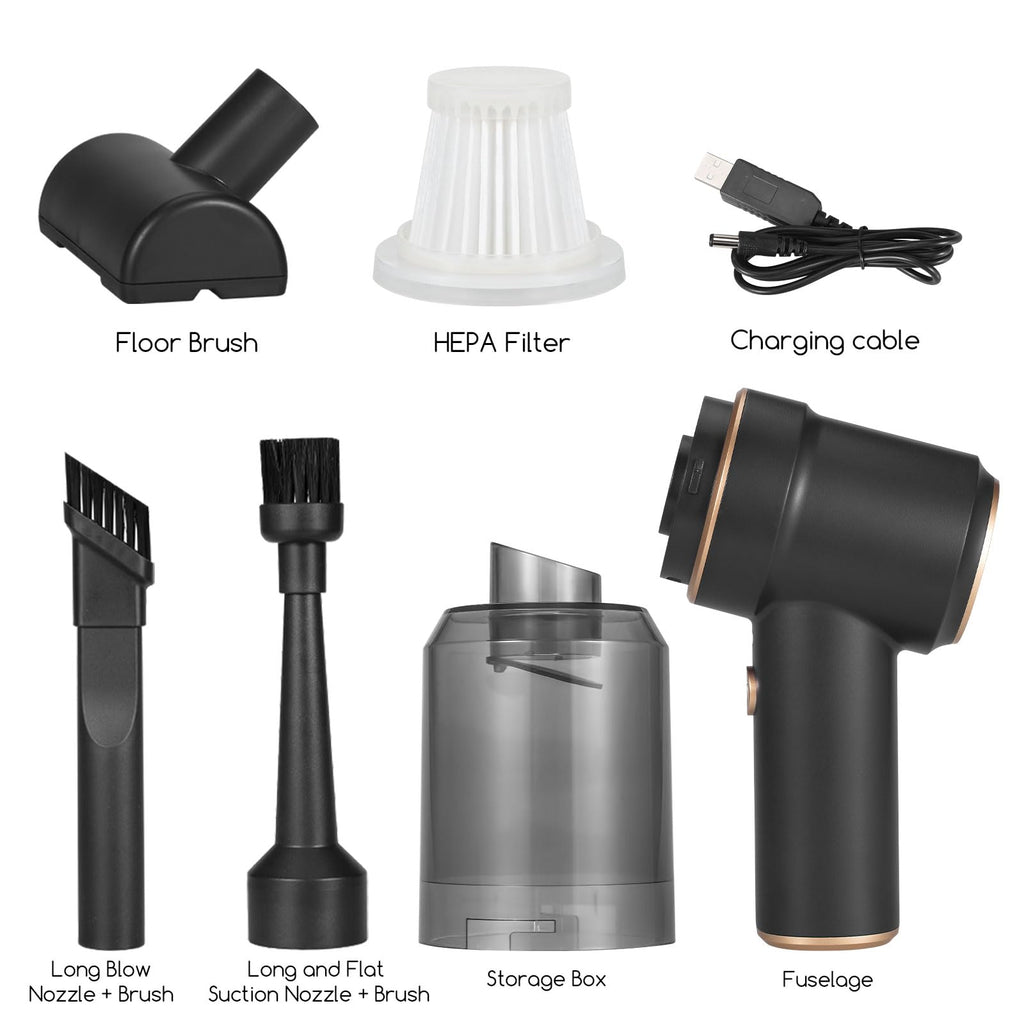 Bug Vacuum Catcher, Spider and Insect Catcher Traps, Rechargeable Bug Catcher Grabber with Brush Head & Charging Cable & Multifunctional Suction Nozzle for Stink Bug Moth Cockroach Spider Ant Black