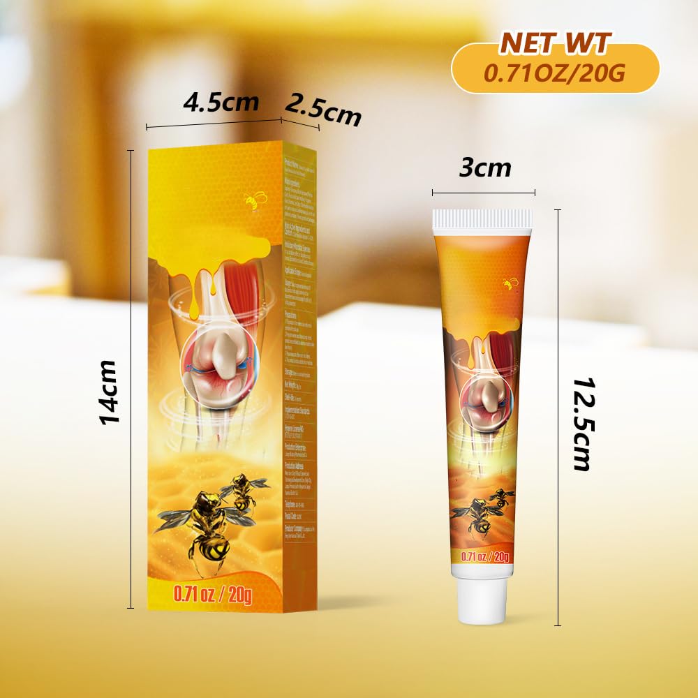 6 Pack Beevenom New Zealand Bee Venom Gel, Bee Venom Cream New Zealand Gel Joint Cream of Neck, Knee, Shoulder, Waist, Leg TW23 FEDRUGAO-1207-1