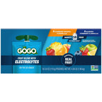 GOGO Active No Sugar Added Electrolytes Fruit Blend Variety Pack, 18 Count