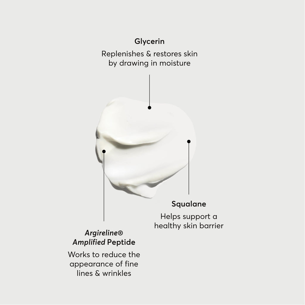 Naturium Multi-Peptide Eye Cream, Smoothing & Anti-Aging Skincare, with Squalene & Hyaluronic Acid, 0.5 oz