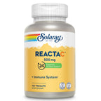 SOLARAY Reacta-C with 500mg Vitamin C, 200mg Bioflavonoid Concentrate, Immune System Defense Vitamins, Patented 24 Hour Immunity Booster Support Supplement, Vegan, 120 Capsules, 120 Servings.