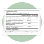 Pattern Wellness Sea Moss Complex – Sea Moss, Burdock Root, Bladderwrack, Vitamin C & Ginger – Supports Immune & Digestive Health – Vegan, Non-GMO – 30 Capsules
