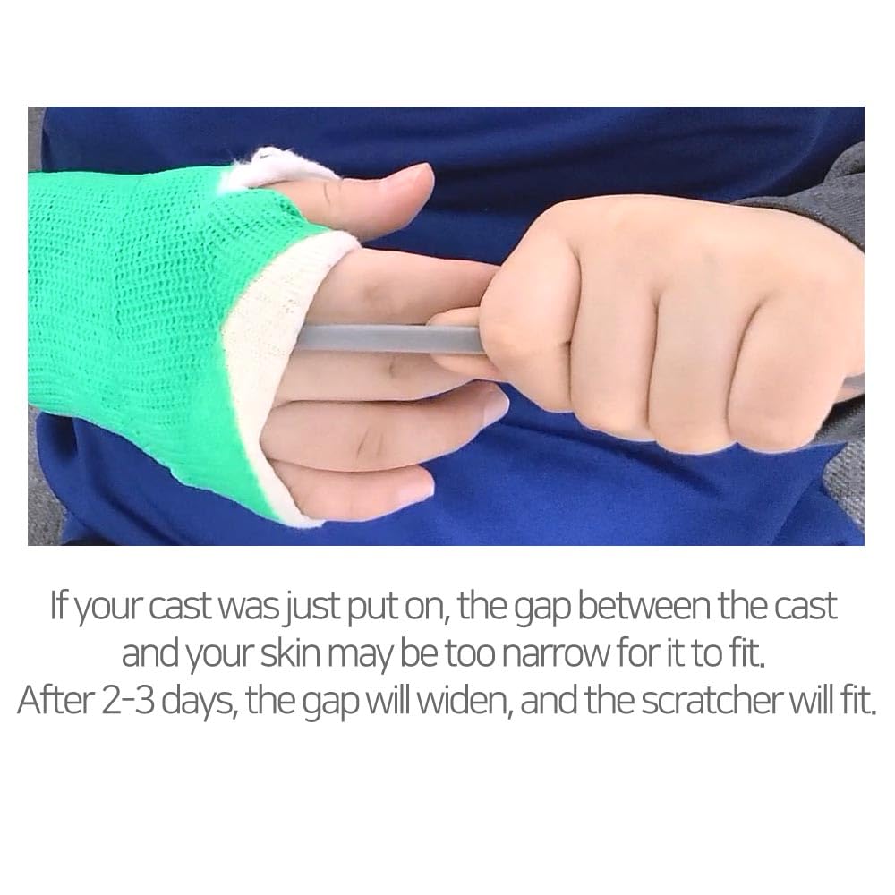 Cast Scratcher and Cleaner/Sanitizer Gifts for itching and Cleansing cast Covered arms and Legs (Cast Scratcher & Cleaner) (17 Inch (Pack of 1))