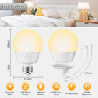 Brightown E26 Rechargeable Light Bulb with Remote and Timer