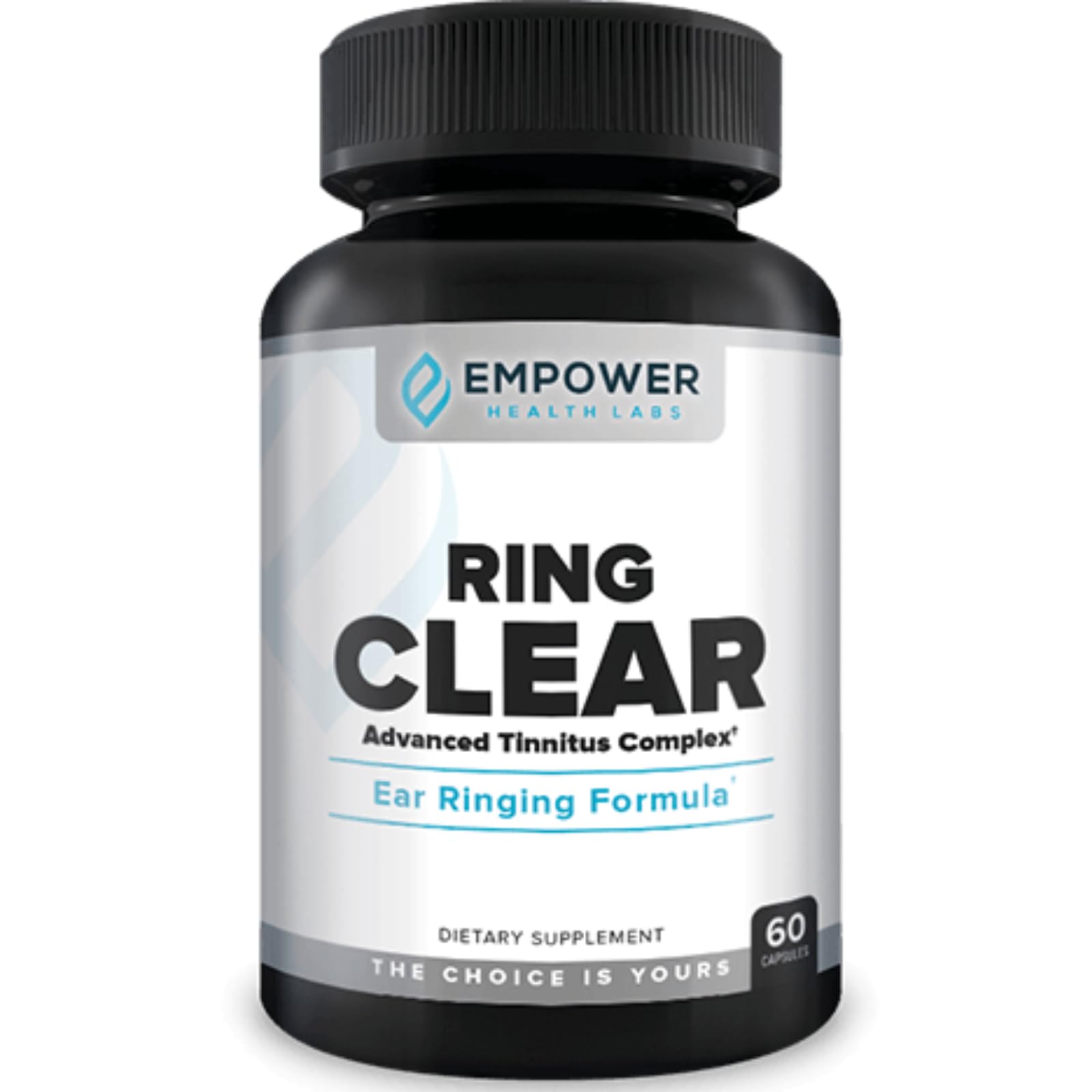 Empower Health Labs Ring Clear All-Natural Ear Buzz Relief Formula for Lasting Relief from Incessant Ear Buzzing - 30-Day Supply