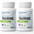 Puregen Labs Taurine 1000mg [High Potency] Total 240 Veg Capsules | No Harmful Additives | Non-GMO, NO Gluten and Dairy - 240 Servings