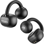 TOZO OpenEarRing Open Ear Earbuds 40H Bluetooth 5.4 Lightweight Comfort
