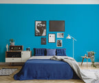 Micpolo 15.7"x394" Peel and Stick Wallpaper - Blue for Bedroom and Bathroom - Easy Peel Off, Renter Friendly, Removable Vinyl, Matte