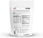 HEARTHY FOODS Collagen Powder - 18g Protein - Pure Halal Collagen Peptides Grass Fed Organic Hydrolyzed Powder | Type I and III Unflavoured Keto Friendly Gluten Free No Sugar Non GMO 16 Oz