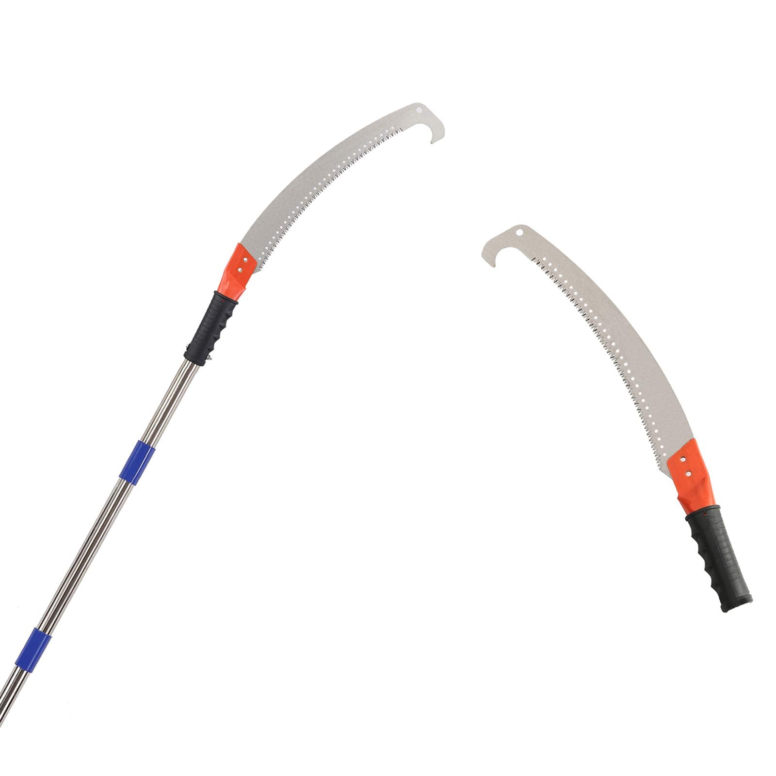 Pole Saw for Tree Trimming, Long Tree Trimmer Pole Saw 10FT, Manual Pole Cutter for Yard Garden and Patios Trees Branches Cutting