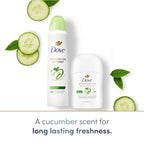 Dove Advanced Care Antiperspirant Deodorant Stick Cool Essentials 36 Ct for helping your skinbarrier repair after shaving 72h odor control and all-day sweatprotection with ProCeramide Technology 0.5oz