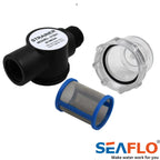 SEAFLO Water Pump Inline Strainer Filter (51S01) - 1/2" NPSM Inlet/Outlet - RV Replacement- Compatible, Shurflo, and WFCO Pumps (10-Pack)