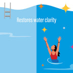Poolife Back to Blue Algae Pool Shock System - Rapid Green to Clean Recovery Kit Kills Algae & Restores Crystal Water Clarity in 24 Hours - High Potency Cal Hypo & Flocculant for Pool - 4.6lb
