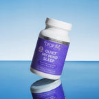 BRAINMD Quiet My Mind Sleep Supplement - Natural Sleep Aid with Magnesium, GABA, and Melatonin - 60 Capsules