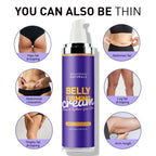 Enaskin Naturals Belly Firming Cream: Hibiscus & Honey Skin Tightening Cellulite Cream - Women Body Lotion for Firmness and Lift of Thighs & Stomach - Tummy Butter Stretch Marks - Purple 120 mL
