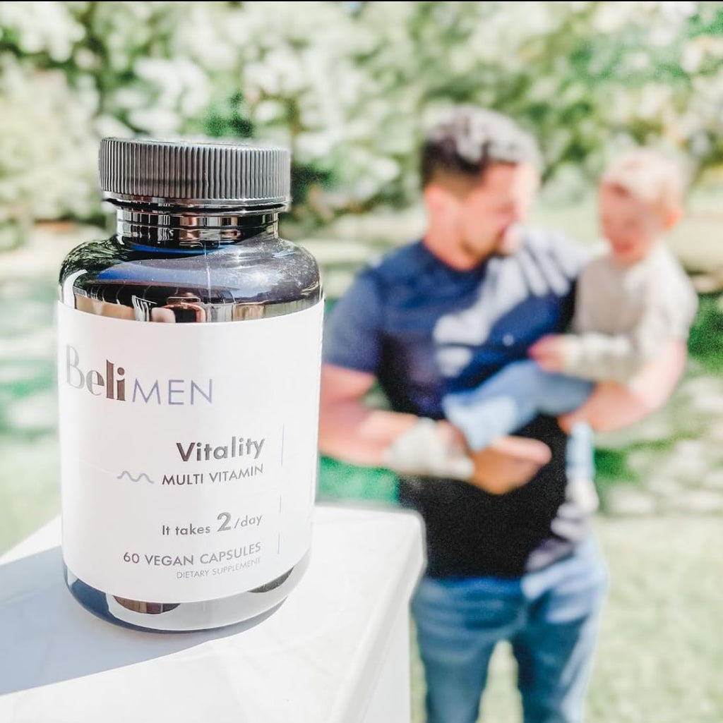 Men Prenatal Multivitamin, Optimized for Reproductive and Sperm Health, 60 Vegan Capsules (30-Day Supply)