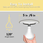 DAYBETTER BR30 LED Bulb Indoor Flood Light Bulbs, 65W Equivalent Dimmable LED Bulbs, 4000K Neutral White, 850 Lumens E26 Base, Recessed Can Bulb for Living Room Bedroom Dining Room Bathroom, 6 Pack