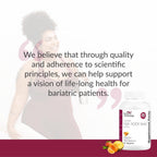 Bariatric Advantage Chewable High ADEK with Iron - for Bariatric Patients - High Potency Vitamin A, D, E & K - Includes B-Vitamins - Chewable Multivitamins - Tropical Fruit - 60 Count