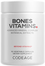 Codeage Bones Vitamins+, D3 K2, Calcium, Magnesium, Zinc, 90 Capsules
