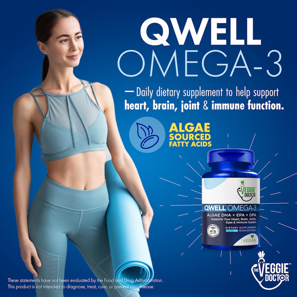 Vegan Omega 3 Supplement – Algae Omega 3 with DHA EPA DPA – Vegan Capsules from Algal – Fish Oil Alternative – Plant-Based Algae Oil Formula – Non-GMO, Carrageenan-Free, High Strength