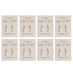 Bridesmaid Gifts Earrings Set of 4/6/8 Pearl Knot Earrings with Message Cards Bridesmaid Proposal Gifts Wedding Day Thank You Gift Bridesmaids Jewelry Set
