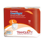 Tranquility Premium OverNight Disposable Absorbent Underwear (64 Count) - L, 44-54 in. Waist - Maximum Absorbency, All-Night Sleep, Breathable Comfort, 64 Adult Diapers
