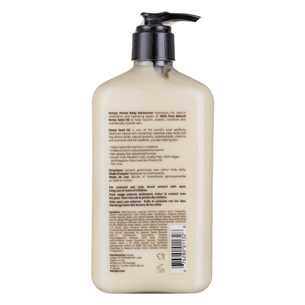 Hempz Body Moisturizer Age Defying 17 Ounce Pump (500ml) (Pack of 2)