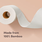 Amazon Aware Bamboo 3-Ply Toilet Paper, Unscented, 24 Rolls, FSC Certified, 350 Sheets, 8400 Count, Pack of 24, Plastic-Free