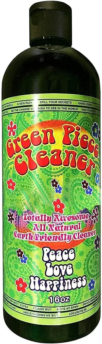 Green Piece® Cleaner 16 oz (Made in USA) - Free travel size - 4 Oz. and a Free tube pieces Cleaner! The All Natural Glass Cleaner, Metal and Ceramic Water bubbler