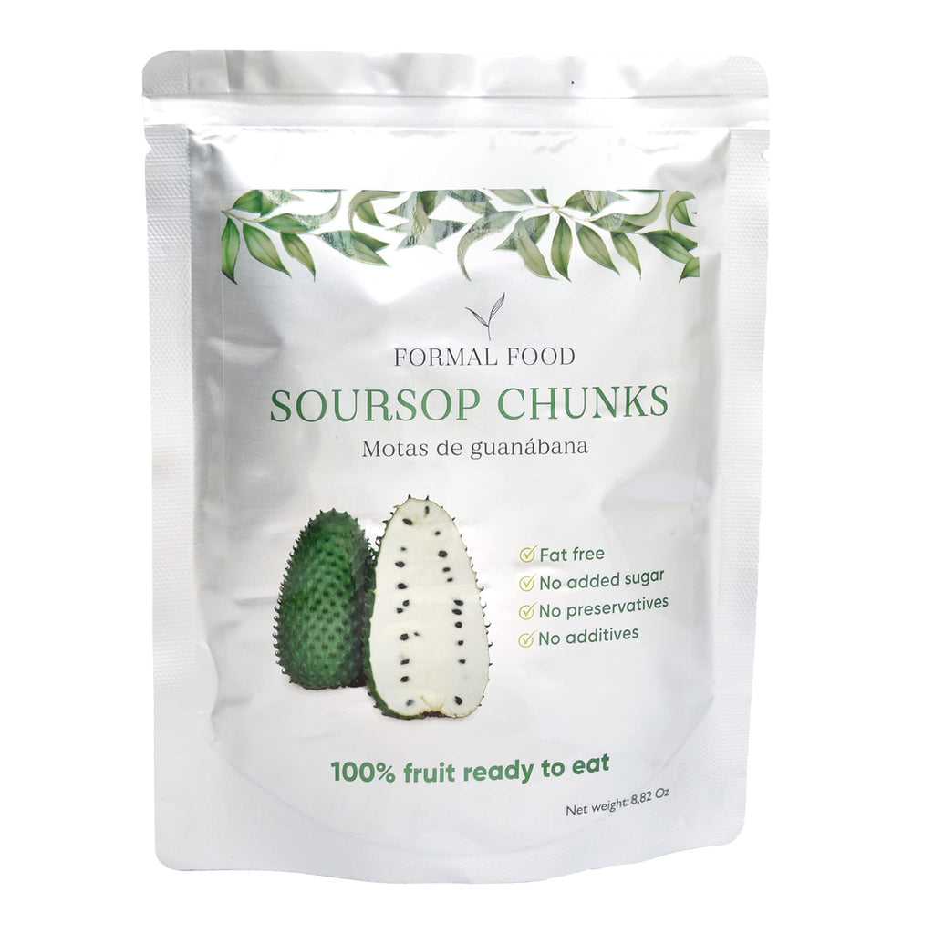 Soursop (Guanabana) Fruit 100% Natural And Real - No Added Sugar, No Preservatives - 8,82 Oz (Soursop Pack of 6)