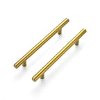 Ravinte 15 Pack 7.38" Cabinet Pulls Brushed Brass Stainless Steel Kitchen Cupboard Handles Cabinet Handles 7.38" Length, 5" Hole Center