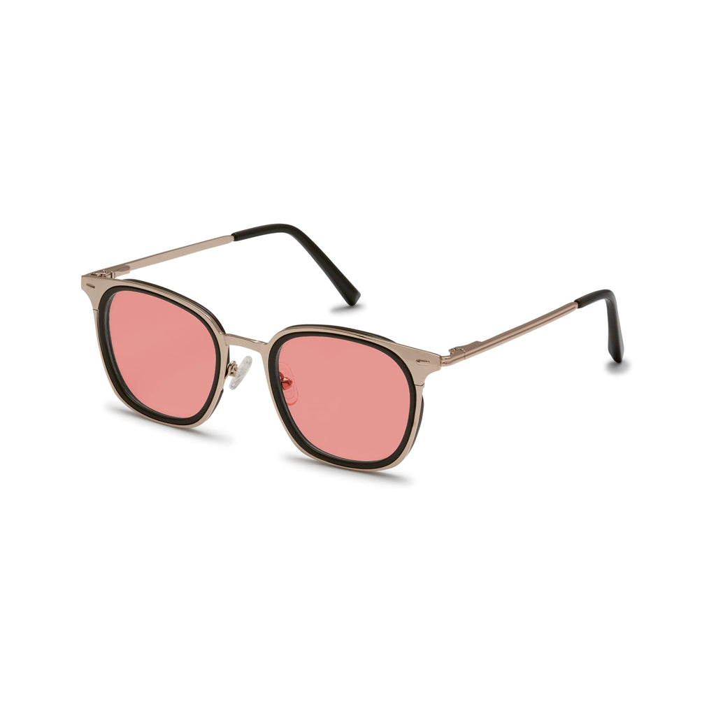 BRADDELL FL-41 Photochromic Transitional Rose Migraine Light Sensitivity Glasses for Fluorescent LED Glare & Concussion