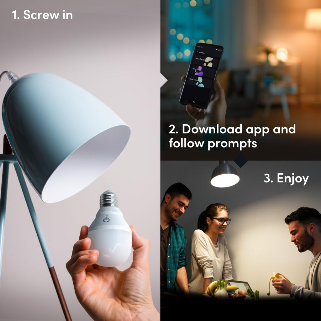 LIFX White A19 WiFi Smart LED Light Bulb, Dimmable, No Hub Required, Works with Alexa and Apple Home Kit, Hey Google, 2700k Warm White, 650 Lumens, 25,000-hour Lifetime, L3A19LW06E26US/12, 12 Pack
