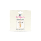 Little Words Project Initial Charm, A, Customizable Charm for Bracelets, Necklaces, Keychains & More