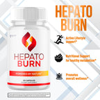 (3 Pack) Hepato Burn Capsules, Official Hepato Burn Pills with All Natural Premium Ingredients, Hepatoburn Energy and Fitness Vitamin Supplement, Hepatoburn Lifestyle Powered by Nature (180 Capsules)